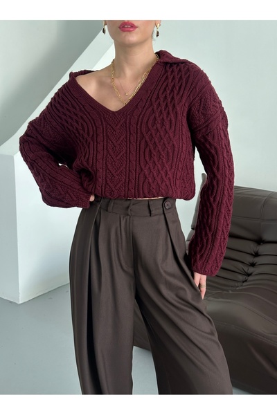 Laluvia Bitter Brown Waist Button Pliers - 50920