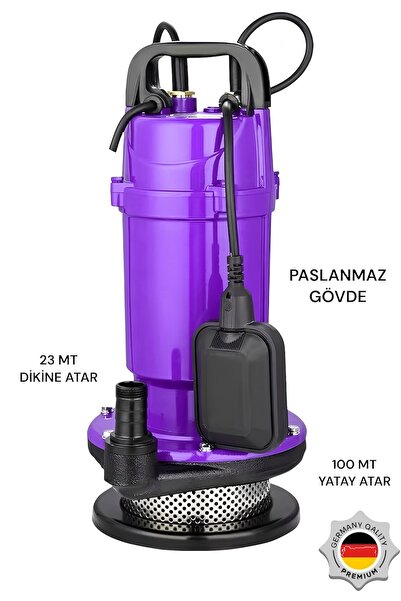 DYNAMİC MAX 3 DHx Şamandıralı Paslanmaz Temiz ve Kirli Dere Su Motoru Drenaj ...