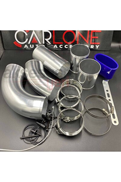 carlone Profesyonel Hava Filtre Uzatma Krom Boru Seti Metal Ürün 7.6cm