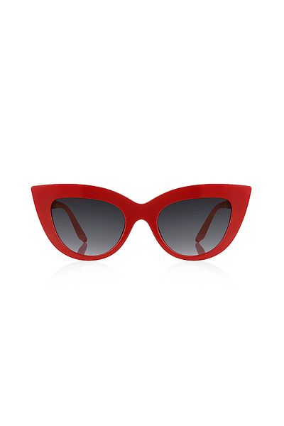 Kinary Bright Red Cat Eye Women's Sunglasses - 1011