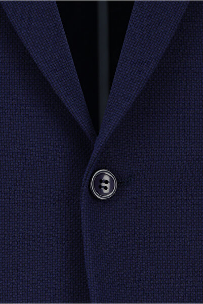 Kiğılı Slim Fit Dar Kesim Çizgili Beli Lastikli İpli Takım Elbise