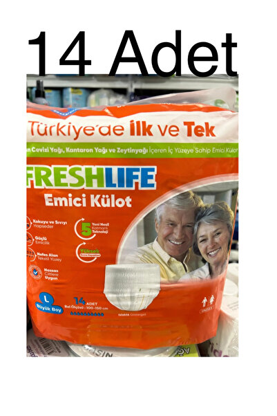 Freshlife Fresh Life Yetişkin Emici Külot Bez L 14 Adet