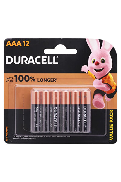Duracell بطاريات AAA12 قطعة