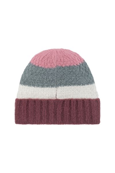 Nordbron Clarissa Plum Block Patterned Women's Beret