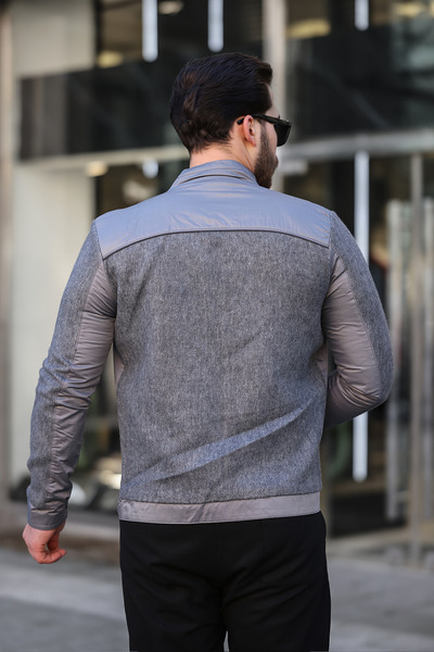 ixir Ανδρικό μπουφάν & παλτό Seasonal, Γκρι Χρώμα