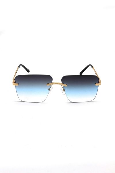 Marisol Gold Blue Unisex Sunglasses - Mrs 36062