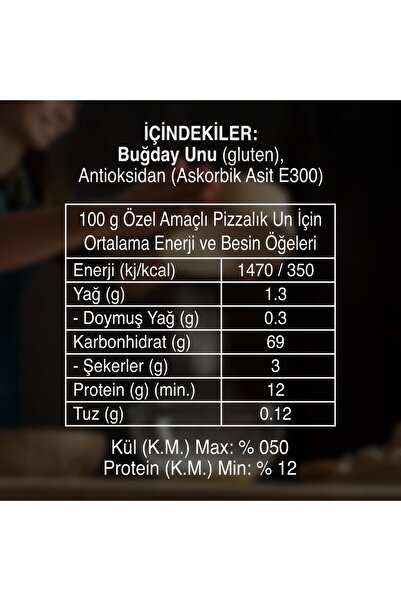 tellioğlu Pizza Unu 1 Kg