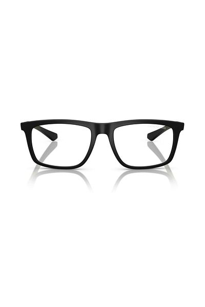Emporio Armani نظارة شمسية مربعة للرجال - Ea 4235 - مقاس العدسة: 53 مم - أسود غير لامع