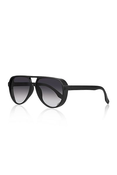 Kinary Shiny Black New Trendy Sunglasses - 2047