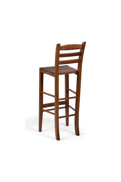 KL BAHÇE MOBİLYA RİNO AHŞAP BAR SANDALYE