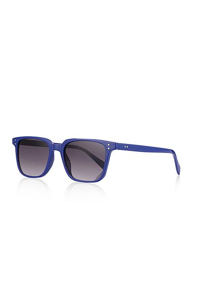Kinary Navy Blue Shiny Unisex Sunglasses - 2028 Model