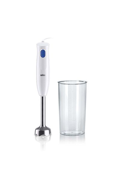Braun Braun HM1070WH Bowl Mixer, 400 W, 4 speeds + Turbo, 3 L Bowl, 2 paddles, 2 dough hooks, White