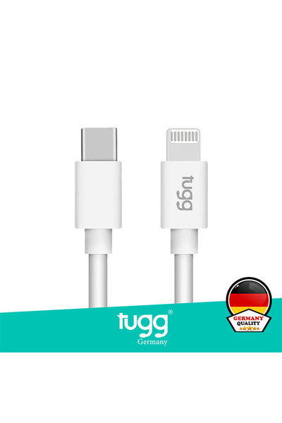 Tugg Germany Hızlı Şarj Kablosu 1m Type-C - Lightning Uyumluluk (Apple İos İçin) 104621