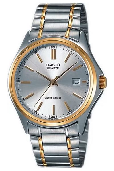 Casio Gold Silver 38.5 mm Men's Wrist Watch