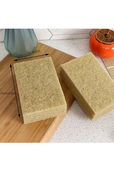 Mucha 5 Pcs High Quality Coconut Fiber Cleaning Pad Non Woven Kitchen Bathroom Floor Sponge