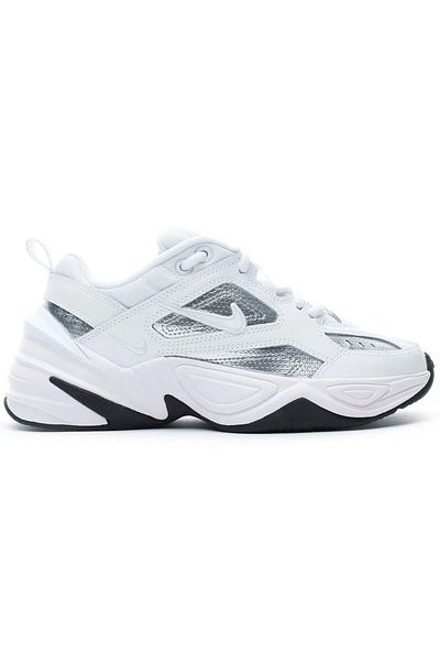 Nike M2K Tekno Ess Leather Unisex Sneaker Genuine Leather Casual Sports Shoes White