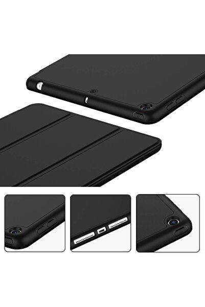 NEONI iPad 10.2-inch Case for 9th/8th/7th Gen with Pencil Holder, Soft Silicon, Auto Wake/Sleep Cover