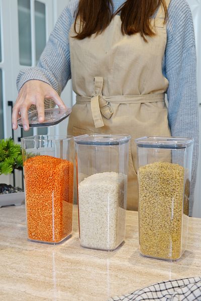 EVLE Practical Lid Storage Container 3 X 1.7