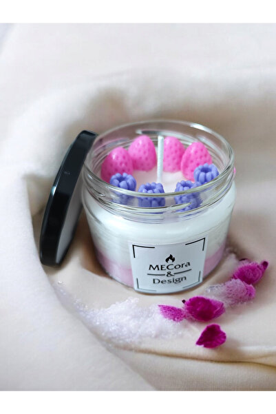 MECora Design El Yapımı Meyve Figürlü Mum, Dekoratif ve Aromatik