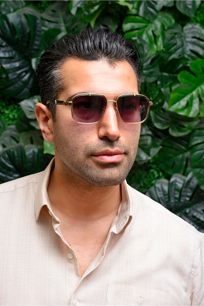 Marisol Mrs Q58243 Gold-brown Men's Sunglasses