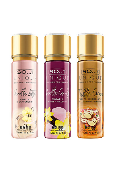 So Fragrance So...? Unique Vanilla Latte, Vanilla Candy, Truffle Cream Vücut ...