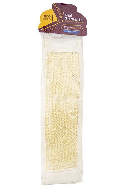 omilife Sisal Back Massage Loofah Natural Bath Shower Loofah Dead Skin Purifying Double Handle Skin Cleansing Massage Loofah