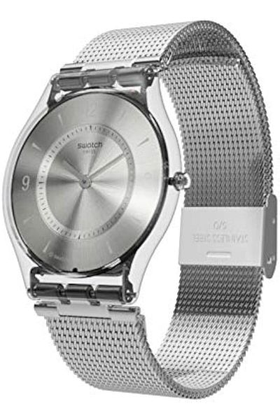 Swatch Ss08m100m Metal Knıt Agaın Wristwatch