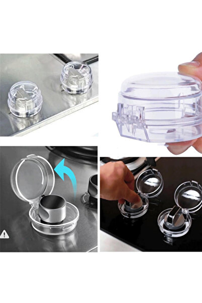 omilife 2 bucăți capac de protecție pentru butoanele cuptorului, dispozitiv de siguranță pentru bebeluși, care nu lasă urme, blocare neasamblată