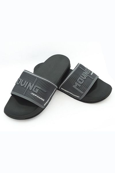 LETAO Men's Black Mover Slippers - Suitable for Comfortable Beach and Pool Wet Floor