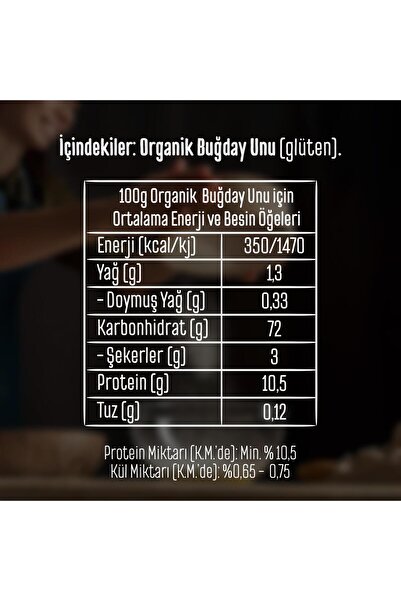 tellioğlu Organik Özel Amaçlı Un 1 Kg