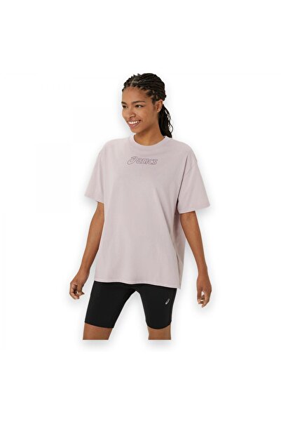 Asics 2032C843 Asics Logo Tee Dusty Rose Women's T-Shirt