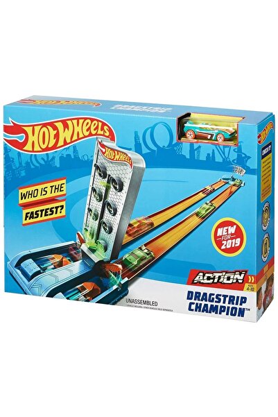 HOT WHEELS Dragstrip Şampiyonluk Parkuru Yarış Seti GBF82