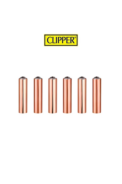 Clipper CLİPPER BRONZ KAPLAMALI METAL TAŞLI  ÇAKMAK 30 ADET