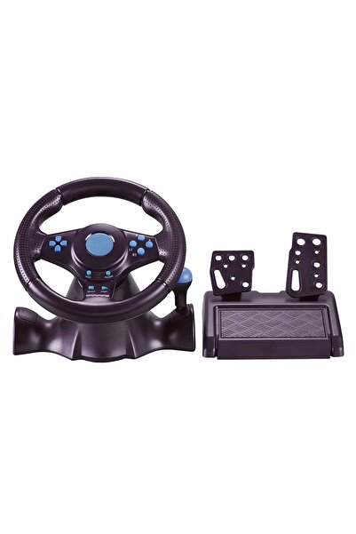 newnet NEW-6103 Oyuncu Direksiyon Seti Ps3&ps2&pc Siyah