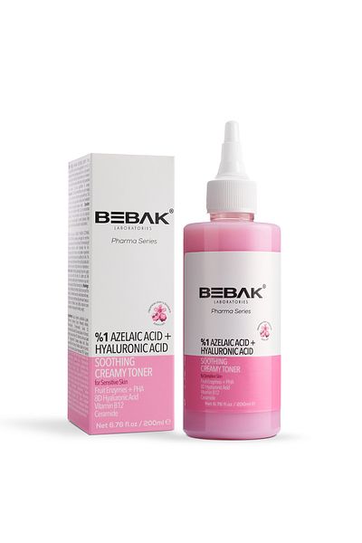 Bebak Pharma Sensitive 200 ml Tonic - Skin Equalizer, Barrier Strengthening, Purifying