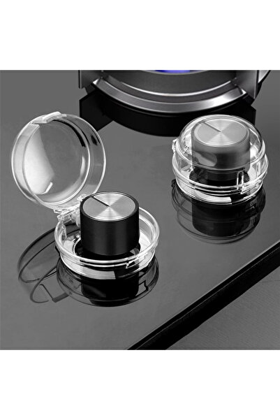 omilife 2 bucăți capac de protecție pentru butoanele cuptorului, dispozitiv de siguranță pentru bebeluși, care nu lasă urme, blocare neasamblată