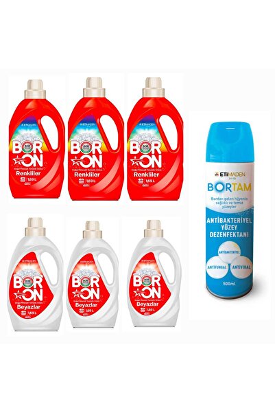 Boron DOĞAL SIVI ÇAMAŞIR DETERJANI BORON RENKLİLER ve BEYAZLAR İÇİN 26*6 YIKA...