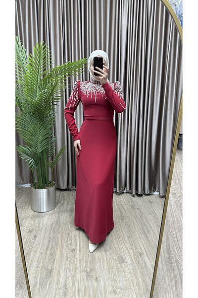 MERA outlet Violet Stone Crepe Dress