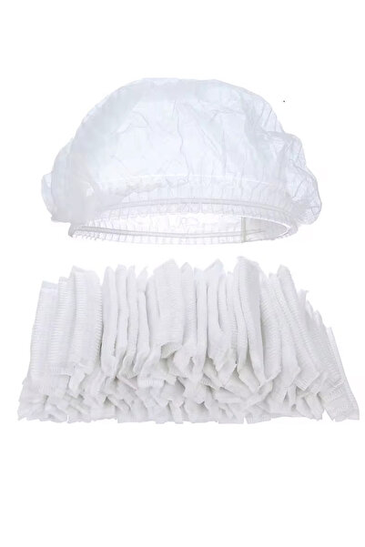 Özkan Ambalaj Temizlik 100 штук 1 пакет білих сіток для відвідувачів Сітка для волосся