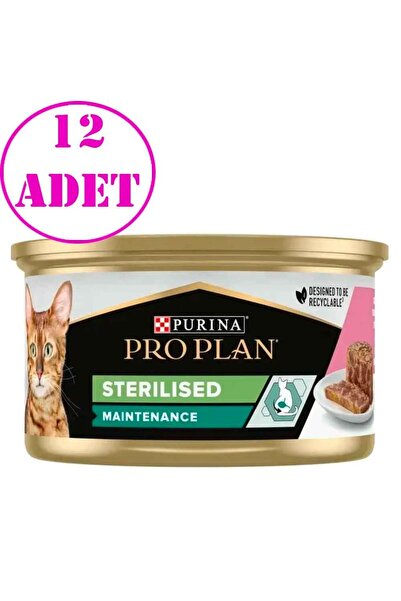 Pro Plan Proplan Kedi Konservesi Ton Balıklı Ve Somonlu Kısırlaştırılmış 85 gr 12 Ad