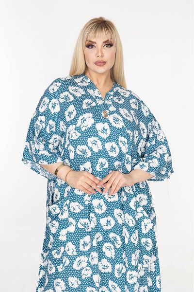 mervemoda Rochie țesuta de damă marime mare
