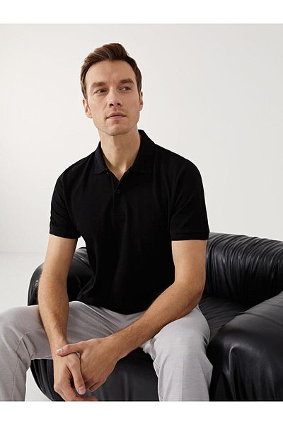 LC Waikiki Ανδρικό μπλουζάκι LCWAIKIKI Classic Polo γιακά με κοντό μανίκι Pique