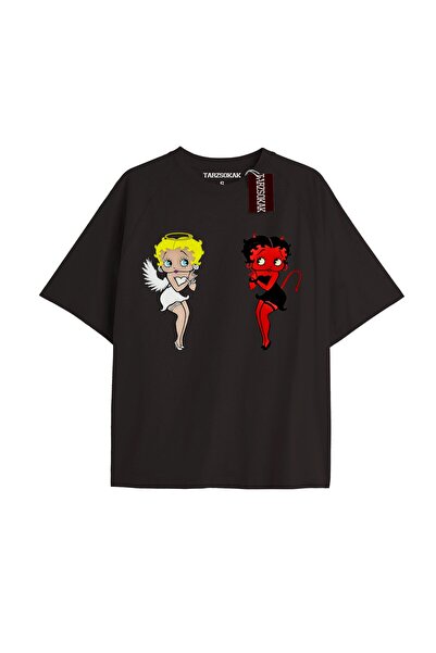 TIMESWASTINGIRL Tricou Betty Boop Y2k