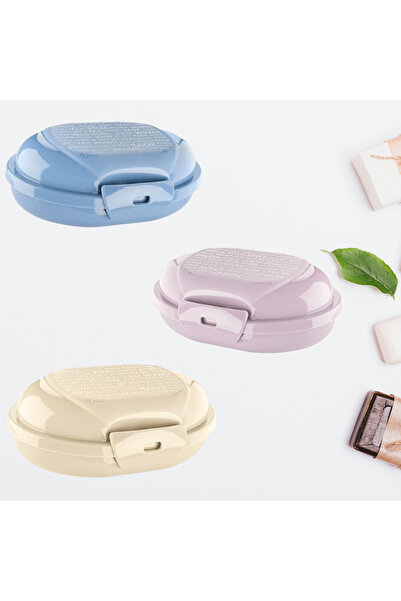 omilife Seyahat Tipi Kapaklı Katı Sabunluk Pratik Sabunluk Katı Sabun Kutusu