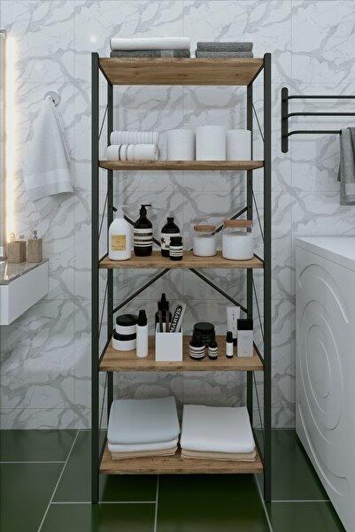 Mgr Office Banyo Dolabı Banyo Düzenleyici Modern Banyo Rafı 5 Raflı  Dekorati...