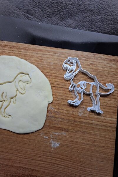 Cypnova قالب بسكويت تي ريكس – أداة تشكيل العجين على شكل ديناصور، تصميم ممتع و...