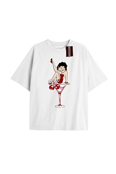 TIMESWASTINGIRL Tricou Betty Boop Y2k