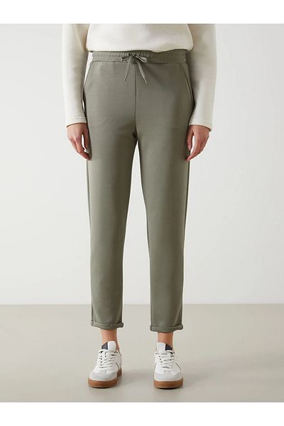 LC Waikiki Γυναικεία φούτερ LCW Modest Green Elastic Waist