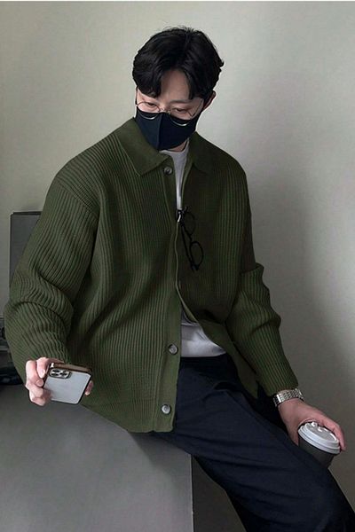 Tarz Cool Button Detailed Regular Fit Cardigan