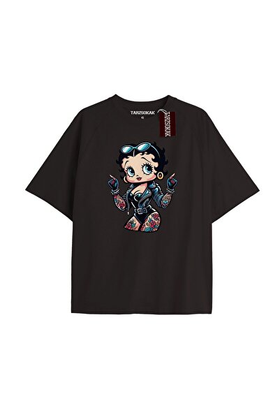 TIMESWASTINGIRL Tricou Betty Boop Y2k